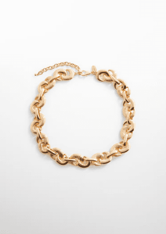 Textured chain necklace